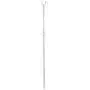 Great Top Retractable Reach Pole Telescoping Long Reach Closet Pole Adjustable Clothesline Pole with Utility Hook