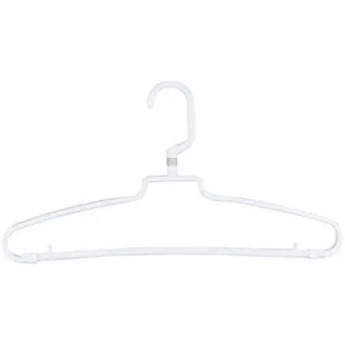 Rayen 2151 Clothes Hangers Non-Slip ridges, White