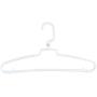 Rayen 2151 Clothes Hangers Non-Slip ridges, White