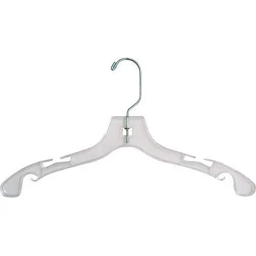 The Great American Hanger Company Plastic Kids Top Hangers, 12-Inch, Clear, Boxes of 100 The Great American Hanger Company Plastic Kids Top Hangers, 12-Inch, Clear, Boxes of 100