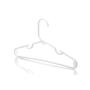 Neaties Childrens Size White Plastic Hangers, USA Made Long Lasting Tubular Hangers, Set of 30