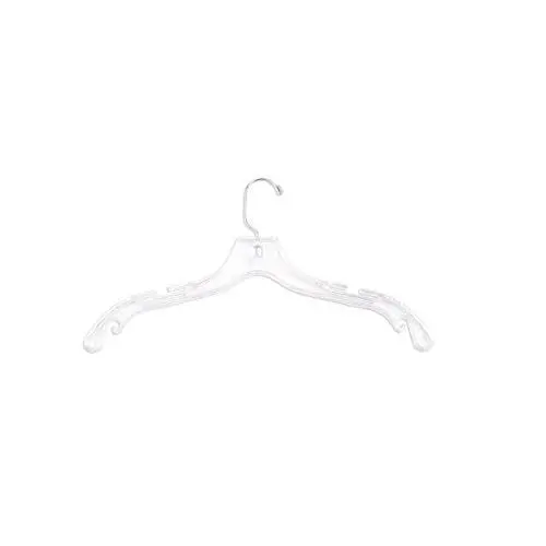 NAHANCO 300WW Plastic Heavy Weight Hanger, Reinforced Hook, 17", Clear (Pack of 100) NAHANCO 300WW Plastic Heavy Weight Hanger, Reinforced Hook, 17", Clear (Pack of 100)