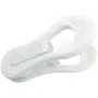 Kadiss Hanger Clips 30 Pack, Multi-Purpose Hanger Clips for Hangers, White Finger Clips for Plastic Clothes Hangers, Pants Hangers Clips