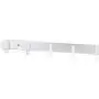 uxcell Household Silver Tone 5 Hooks Wall Mounted Cloth Cap Hanger Holder uxcell Household Silver Tone 5 Hooks Wall Mounted Cloth Cap Hanger Holder