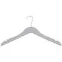 SAASNY Standard Plastic Hangers,20 Grey 38cm Plastic Non Slip 2 Notched Clothes Coat Garment Top Dress Hangers for Drying and Storage SAASNY Standard Plastic Hangers,20 Grey 38cm Plastic Non Slip 2 Notched Clothes Coat Garment Top Dress Hangers for Drying and Storage