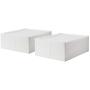 Ikea Storage Underbed Boxes Closet Zippered (2 Pack) White