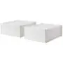 Ikea Storage Underbed Boxes Closet Zippered (2 Pack) White Ikea Storage Underbed Boxes Closet Zippered (2 Pack) White