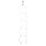 NICHOLAS BENOS Interlink Ties Hats Clothes Holder Wire Stackable Rack Organizer Door Hanger, Cloth Shoe Rack - Overhe Door Hat Rack, Cap Storage, Over The Door Cap Rack, Large Wire Baskets