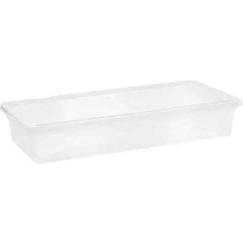 IRIS 41 Qt. Underbed Plastic Storage Box, Clear IRIS 41 Qt. Underbed Plastic Storage Box, Clear