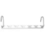 5PCs Clothes Hangers Space Saving Closet Organize Magic Creative Design Metal Multi Function Wonder Rack Decoration