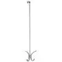 mDesign Modern Metal Long, Easy Reach Over-The-Door 4 Prong Hanging Storage Organizer Hook to Hang Jackets, Coats, Robes, Clothing, Hats, Scarves, Purses, Leashes, Towels, 24" Tall, 2 Pack - Chrome
