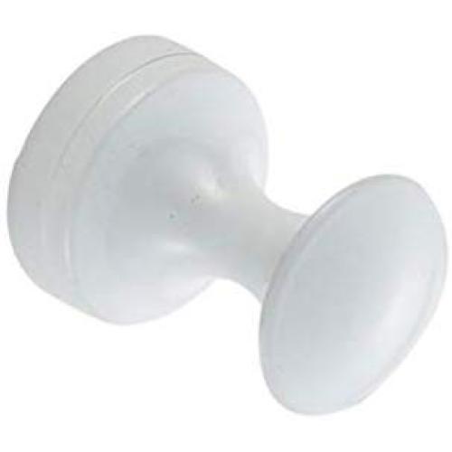 LIOOBO Brass Wall Hook Decorative Robe Coat Hook Bathroom Towel Hanger Closet Clothes Hat Hanging Rack for Kitchen Home (White)