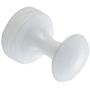 LIOOBO Brass Wall Hook Decorative Robe Coat Hook Bathroom Towel Hanger Closet Clothes Hat Hanging Rack for Kitchen Home (White)