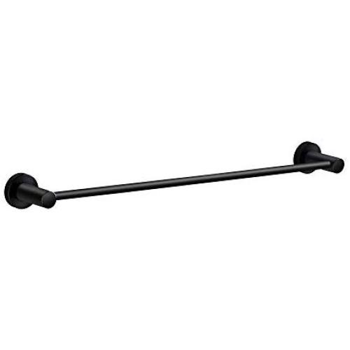 Marmolux Acc Towel Bar Bathroom Single Towel Rack 24 Inches Matte Black Bath Hardware Accessories Set Towel Hanger Rod Holder Wall Mount Towel Rail Stainless Steel