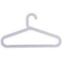 C&M LIFE Plastic Hangers Light-Weight Clothes Hangers 16 Durable Adult Coat Hangers Pack of 10 (Light Gray)