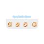 Nordic Wooden Dot Hooks Screws Shape Wall Clothes Hanger Buttons Shape Coat Rack for Bag Home Decorative Clothes Rack,4Pcs-Set