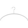 MAWA by Reston Lloyd Euro Series Non-Slip Space Saving Clothes Hanger for Shirts & Dresses, Style 40/P, Set of 10, Silver