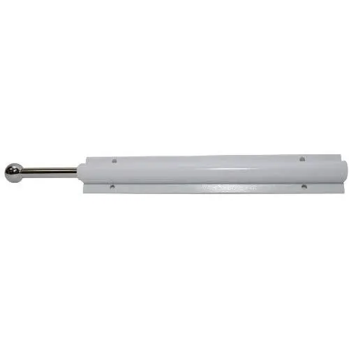 Easy Track Sliding Wardrobe Rod, White Easy Track Sliding Wardrobe Rod, White