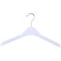 Cabilock Clothes Hanger 12pcs Anti-Skid Garment Clothes Hangers Non-Slip Hanger Drying Laundry Hooks Closet Space Saving Oraganizer Racks (Semitransparent)