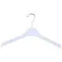 Cabilock Clothes Hanger 12pcs Anti-Skid Garment Clothes Hangers Non-Slip Hanger Drying Laundry Hooks Closet Space Saving Oraganizer Racks (Semitransparent)