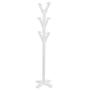 Mapsoul Multi-Function Rack Solid Wood Tree Coat Racks Simple Elegant Entryway Hall Free Standing Hanging with Sturdy Base 6 Hooks Clothes Scarf Hat Jacket Umbrella Bag Holder Hanger