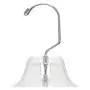NAHANCO 405 Plastic Dress Hanger, Heavy Weight, 17&quot, Clear (Pack of 100)