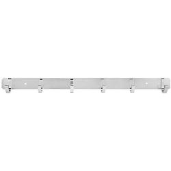 Wall Hook Aluminum Alloy Wall Mount Coat Hook Rack for Hanging Clothes Coat Hat Towels Hanger Home Bathroom Kitchen Household Hardware (6 Hooks)