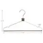 Nwn Log Iron Wrought Iron Hanger Metal Clothes Hanging Pants Hanging Multifunctional Wardrobe (Color : White, Size : 20) Nwn Log Iron Wrought Iron Hanger Metal Clothes Hanging Pants Hanging Multifunctional Wardrobe (Color : White, Size : 20)