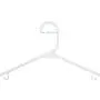 SMART ONYE Pack of 50 Standard Premium Plastic Hangers White (White)