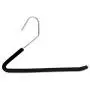 Decor Hut Foam Coated Hangers 24 Pack ? 13 Inch Non-Slip Black Hangers for Clothes ? Premium Quality Materials ? Sturdy Design ? Easy Slide & Foam Protected ? Slim to Save Closet Space