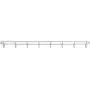 Woyisisi Clothes Hanger Wall Mounted 8 Hooks Hat Keychain Laundry Rack Hanger Storage Shelf Home(White) Woyisisi Clothes Hanger Wall Mounted 8 Hooks Hat Keychain Laundry Rack Hanger Storage Shelf Home(White)