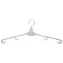 Plastic Folding Hook Hanger Seamless Non-Slip Home Wardrobe Drying Clothes, 20pcs (Color : Beige)