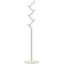 Quisilife Wooden Coat Rack Stand 5 Hooks Clothes Stand Tree Stylish Wooden Hat Coat Rail Stand Rack Clothes Jacket Storage Hanger Organiser Coat and Hat Rack (Color : White, Size : One Size)