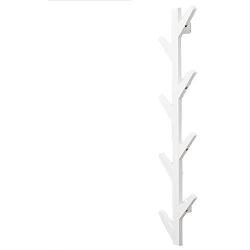 Qing MEI Hanger Wall Hanging Wall Bedroom Wall Hanging Wall Hanger Creative Door Clothes Hook Living Room Solid Wood Coat Rack A++ (Color : B, Size : 7x25x98cm)