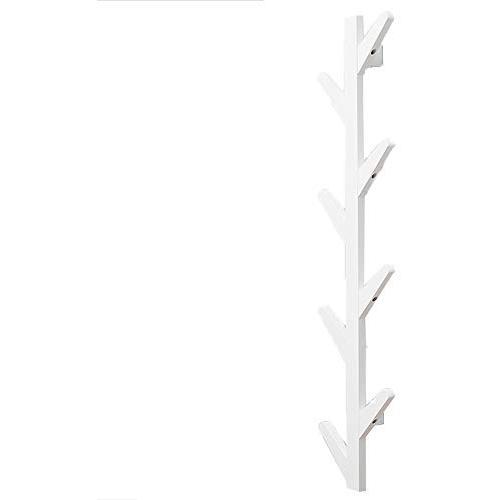 Qing MEI Hanger Wall Hanging Wall Bedroom Wall Hanging Wall Hanger Creative Door Clothes Hook Living Room Solid Wood Coat Rack A++ (Color : B, Size : 7x25x98cm)