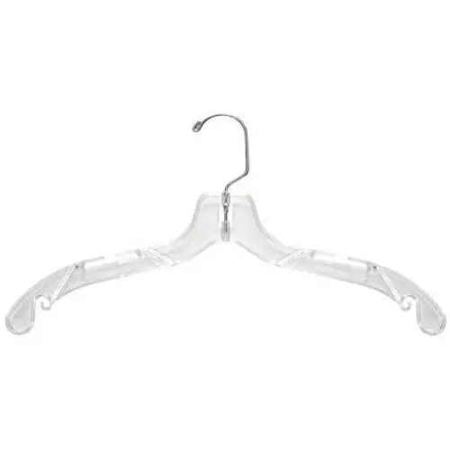 NAHANCO 505 Plastic Dress Hanger, Middle Heavy Weight, 17", Clear (Pack of 100) (Renewed) NAHANCO 505 Plastic Dress Hanger, Middle Heavy Weight, 17", Clear (Pack of 100) (Renewed)