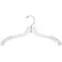 NAHANCO 505 Plastic Dress Hanger, Middle Heavy Weight, 17", Clear (Pack of 100) (Renewed) NAHANCO 505 Plastic Dress Hanger, Middle Heavy Weight, 17", Clear (Pack of 100) (Renewed)