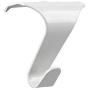 Multipack STAS Molding Hooks for picture rails (10, White)