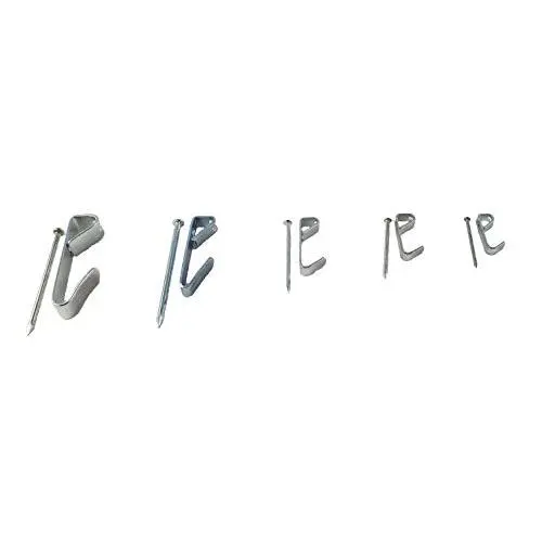 LAS Company Picture Hangers Hooks Kit Heavy Duty Assorted 160 Piece with Nails for 10, 20, 30, 50 and 100-Pound Wall Mounting on Drywall, Plaster and Wood LAS Company Picture Hangers Hooks Kit Heavy Duty Assorted 160 Piece with Nails for 10, 20, 30, 50 and 100-Pound Wall Mounting on Drywall, Plaster and Wood