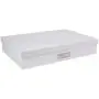 Bigso Sverker Fiberboard Legal/Art Storage Box, 3.3 x 17.1 x 12.2 in, White Bigso Sverker Fiberboard Legal/Art Storage Box, 3.3 x 17.1 x 12.2 in, White