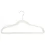 Hodiso Direct 10pcs Plastic Clothes Hangers Heavy Duty Non Slip Suit Clothes Hanger Ivory White