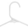 Utopia Home White Plastic Standard Hangers for Clothes Tubular Hangers - Durable and Slim (50) (Renewed)