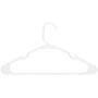 Nrpfell 20 Pack Premium Plastic Hangers, Durable & Strong Standard Hangers for Clothes & Pants, White