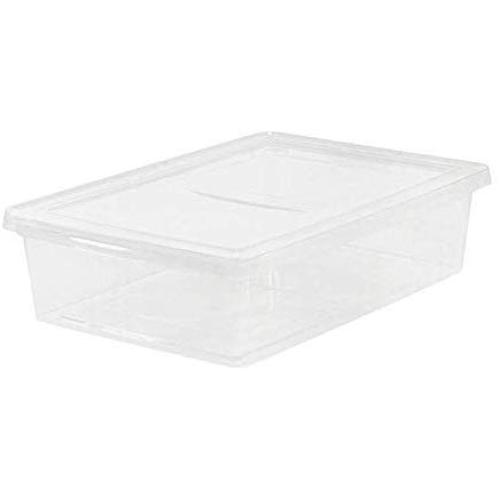 IRIS USA, Inc. IRIS Clear Storage 28 Quart Non-Latching Box,