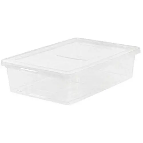 IRIS USA, Inc. IRIS Clear Storage 28 Quart Non-Latching Box,