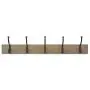 AmazonBasics Wall Mounted Standard Coat Rack, 5 Hooks, Set of 2, Barnwood AmazonBasics Wall Mounted Standard Coat Rack, 5 Hooks, Set of 2, Barnwood