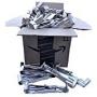 6 inch Premium Quick Screw gutter hanger with clip 50 pack