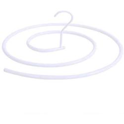BloomyAbe Free Installed Quilt Drying Laundry Rack Spiral Space Saving Rack Hangers Heavy Duty Rotating Quilt Blanket Storage Rack Outside Indoor Hanger