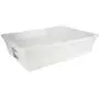 Sterilite 28 Quart Clear Plastic Bin Storage Boxes Tote Container w/Lid (30 Pack)