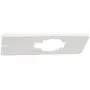 Homend 50 Pack White Clothing Rack Size Dividers Rectangular Hangers Dividers with 1 Piece Marker Pen for Home or Cloth Store